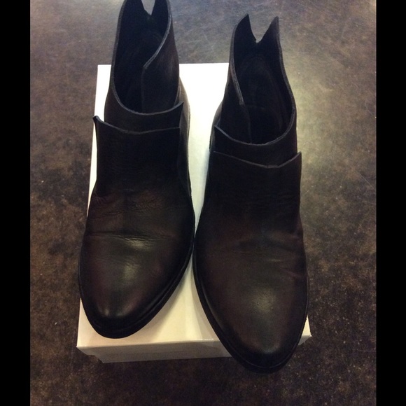 Shinobu concrete leather cool boots 37 low profile Italian - Picture 2 of 4